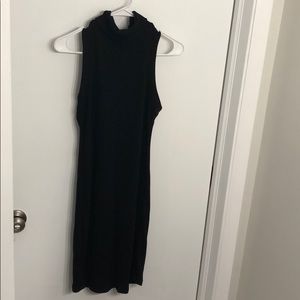 Fashion nova black body con turtle neck dress